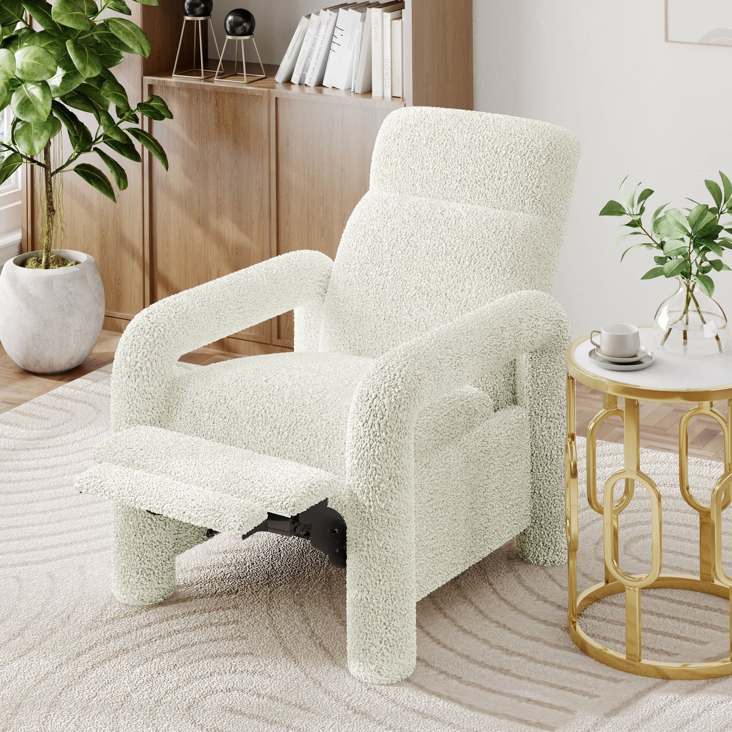 Christopher Knight Home - Push Back Recliner with Adjustable Backrest