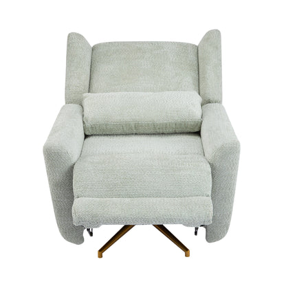 Christopher Knight Home - Starling Power Swivel Recliner With Gold Metal Base
