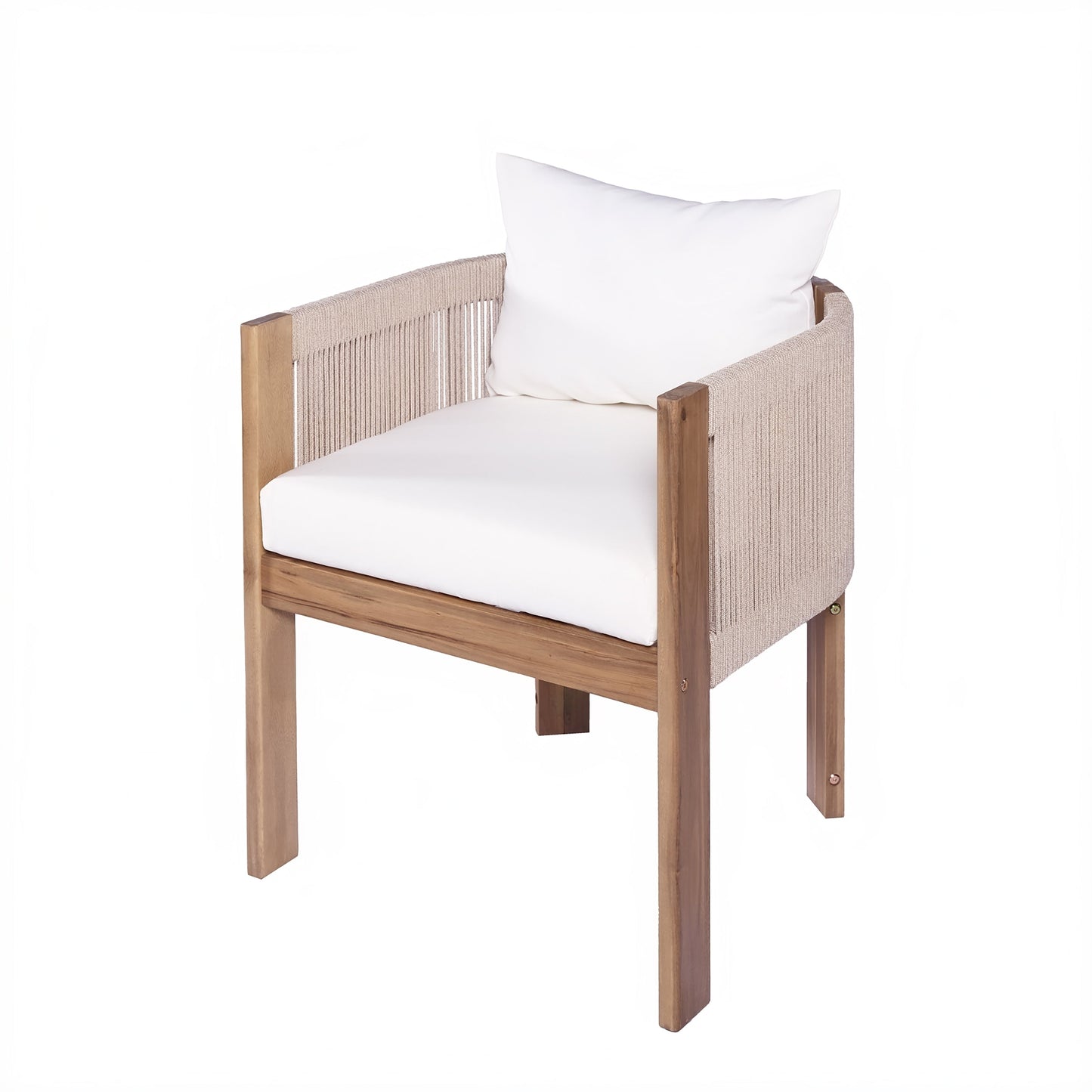 Christopher Knight Home-Benjamin Acacia Wood Outdoor 7-Piece Dining Set