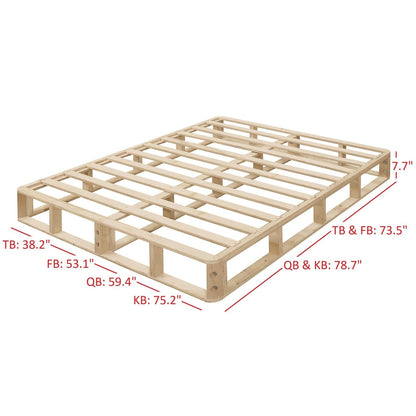 Clara 8 Wood Box Spring