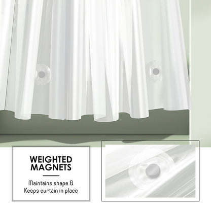 Clara Clark Heavy Duty 5G Thick Scum Resistant Shower Curtain Liner