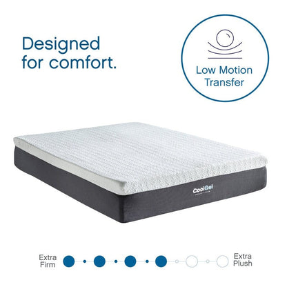 Classic Brands Cool Gel Ventilated Memory Foam 12 Inch Mattress, CertiPUR US Certified, Mattress in a Box, Twin