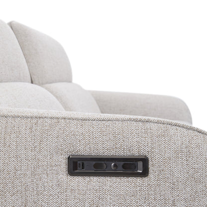 Classic Home Ostend Zero Gravity Power Recliner Upholstered Fabric Sofa