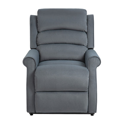 Clihome Chenille Fabric Power Lift Recliner Chair with Massage