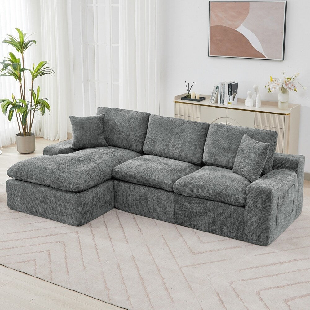 Cloud Sectional Sofa 107.9 Upholstered Sofa Couch
