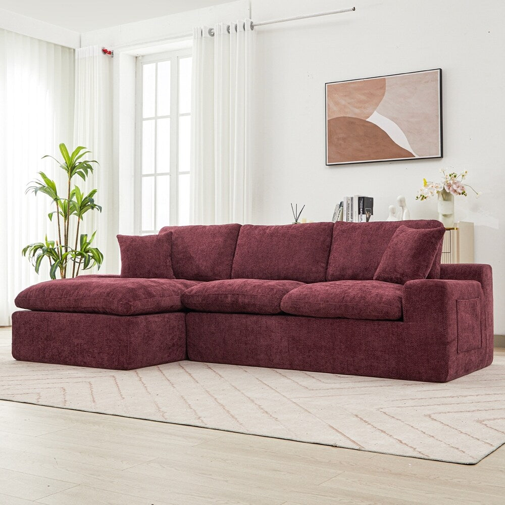 Cloud Sectional Sofa 107.9 Upholstered Sofa Couch