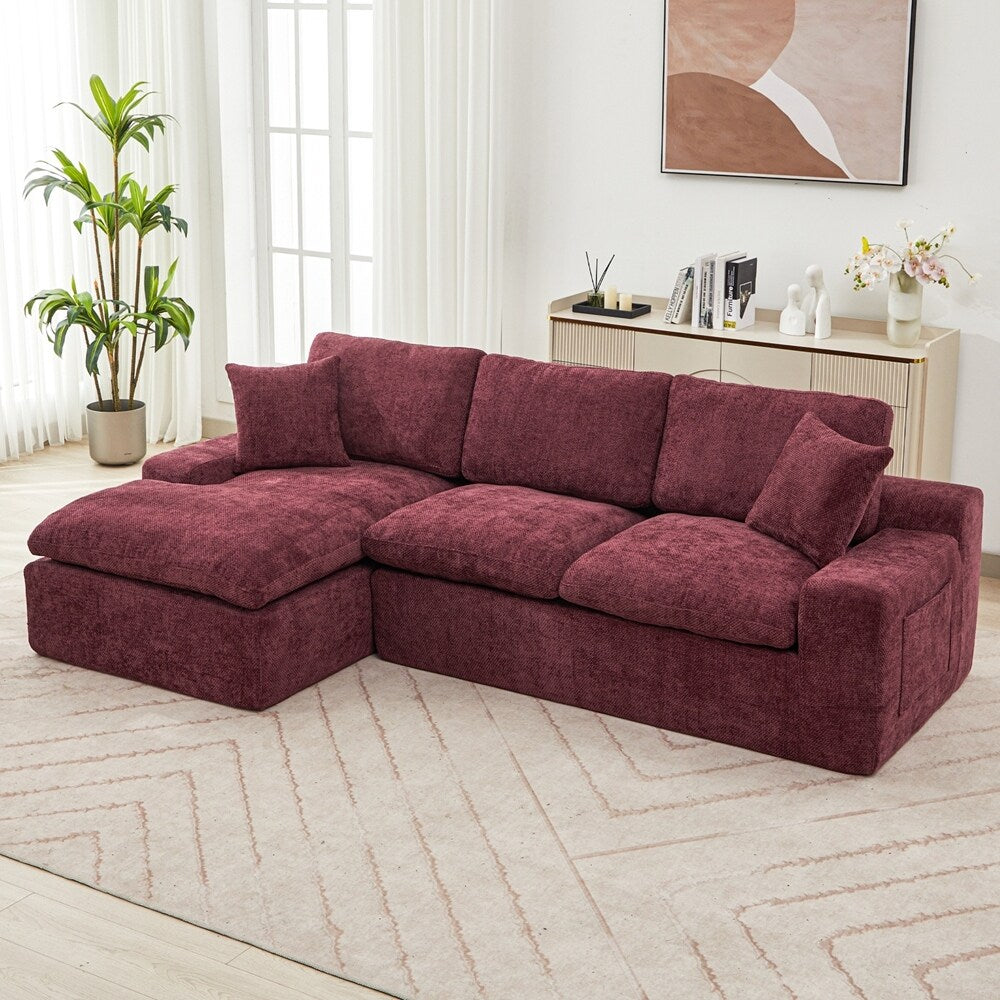 Cloud Sectional Sofa 107.9 Upholstered Sofa Couch