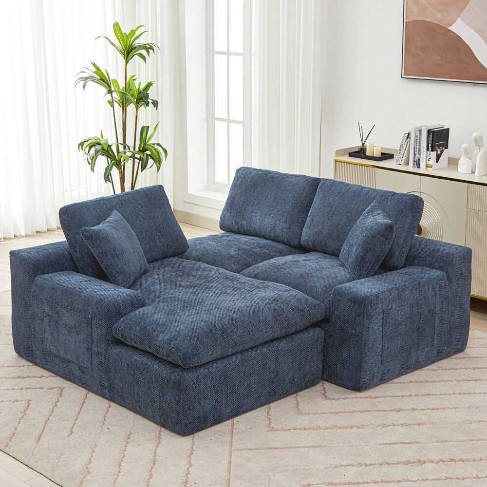 Cloud Sectional Sofa 107.9 Upholstered Sofa Couch