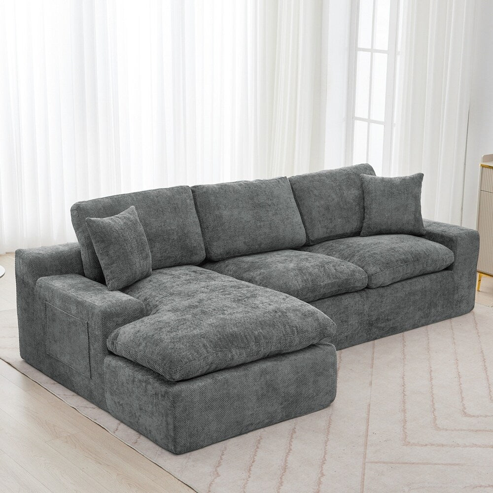 Cloud Sectional Sofa 107.9 Upholstered Sofa Couch