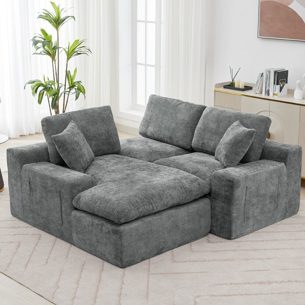 Cloud Sectional Sofa 107.9 Upholstered Sofa Couch