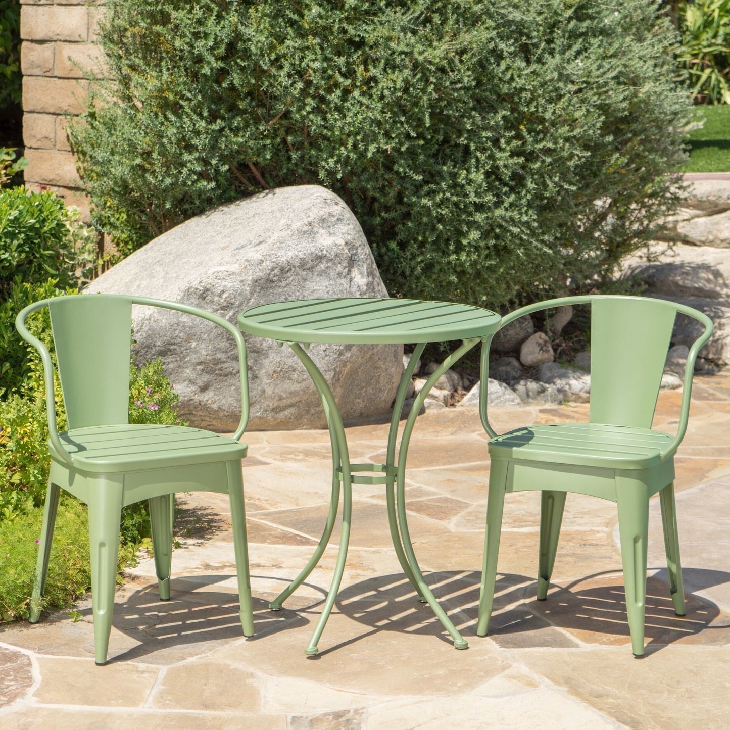 Colmar Outdoor 3-piece Bistro Set by Christopher Knight Home