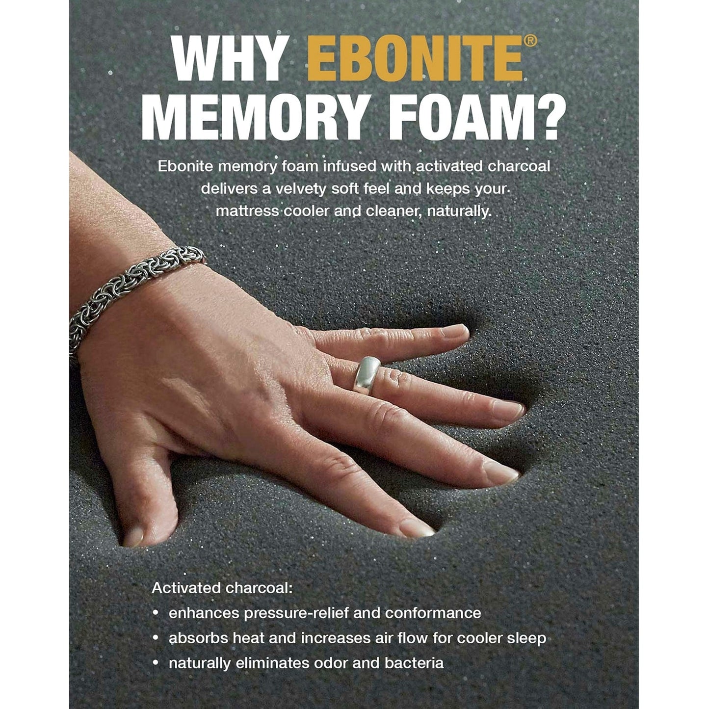 ComforPedic Loft from BeautyRest 12 Ebonite Memory Foam Mattress