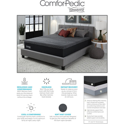 ComforPedic from BeautyRest 14 NRO Memory Foam Mattress