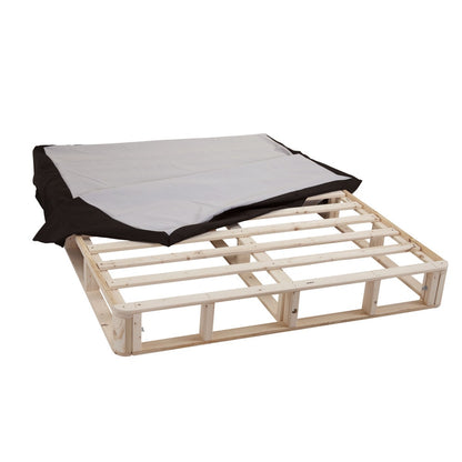 ComforPedic from Beautyrest Choose Your Comfort 10-inch Gel Memory Foam Mattress Set - White - White/Brown