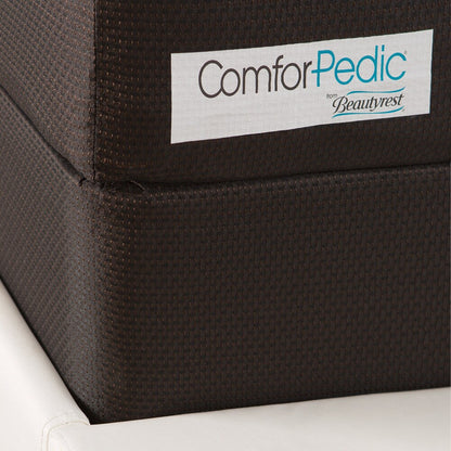 ComforPedic from Beautyrest Choose Your Comfort 10-inch Gel Memory Foam Mattress Set - White - White/Brown