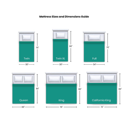 ComforPedic from Beautyrest Choose Your Comfort 10-inch Gel Memory Foam Mattress Set - White - White/Brown