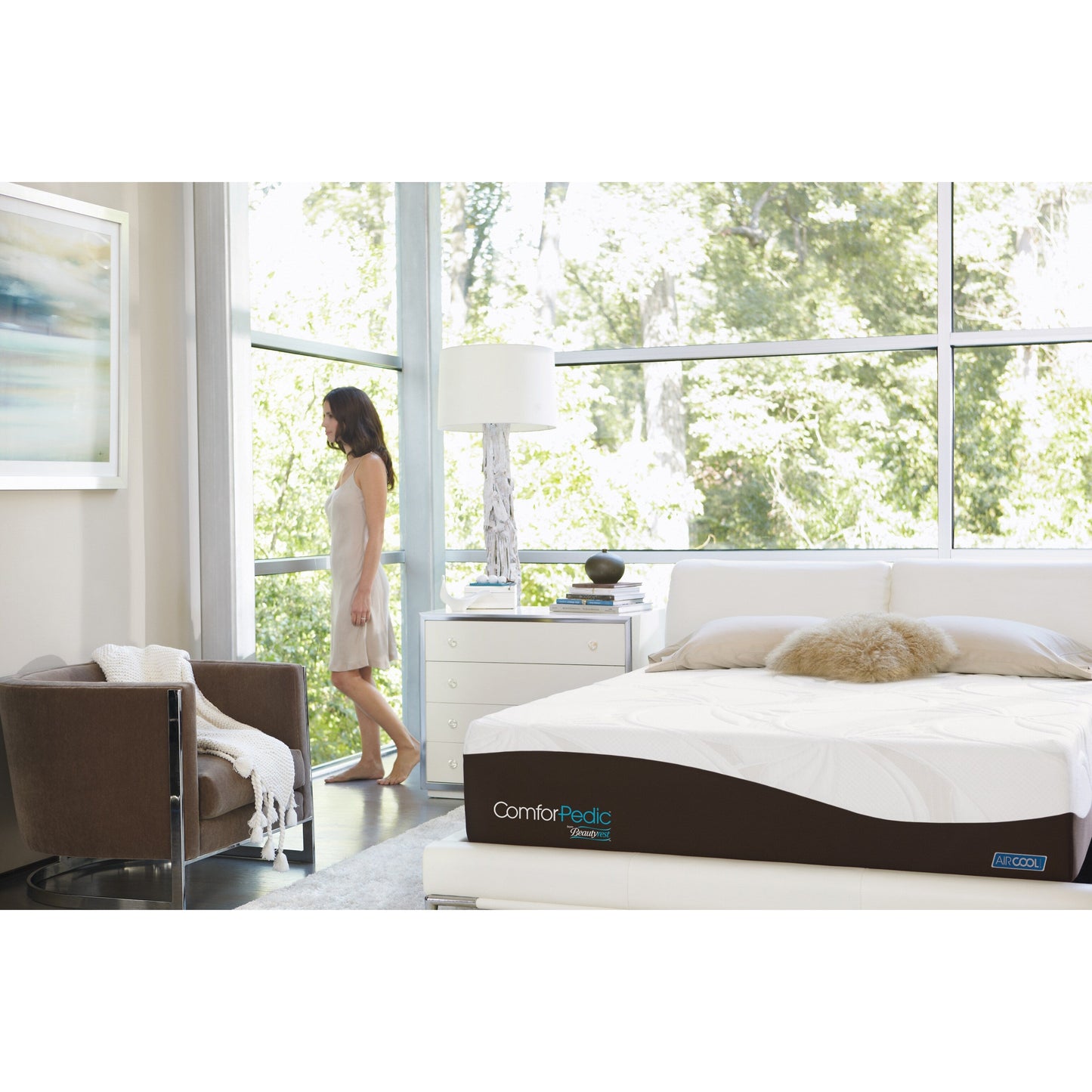 ComforPedic from Beautyrest New Life Plush Firm Mattress Set