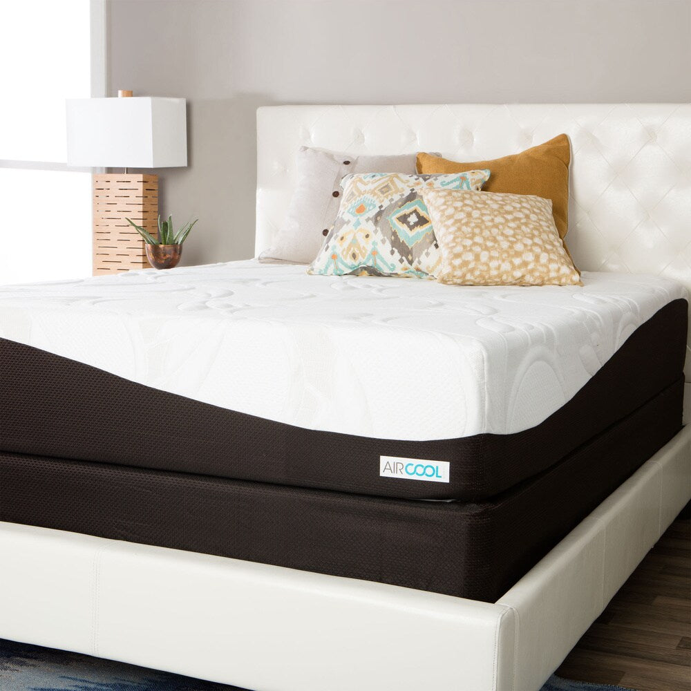 ComforPedic from Beautyrest Choose Your Comfort 12-inch Gel Memory Foam Mattress Set - Brown