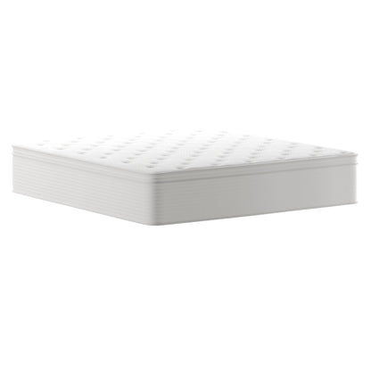 Commercial Memory Foam and Pocket Spring Hybrid Mattress in a Box