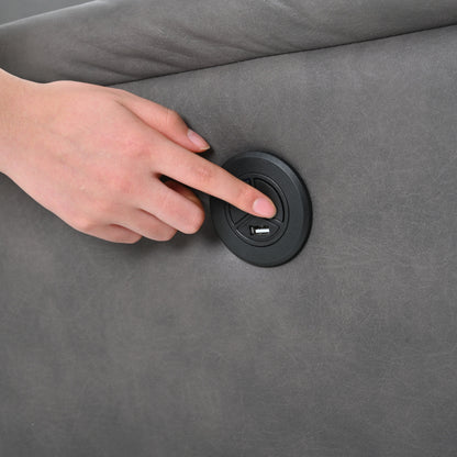 Compact Electric Reclining Chair featuring USB Port, Side Control, and Comfortable Backrest for Small Spaces