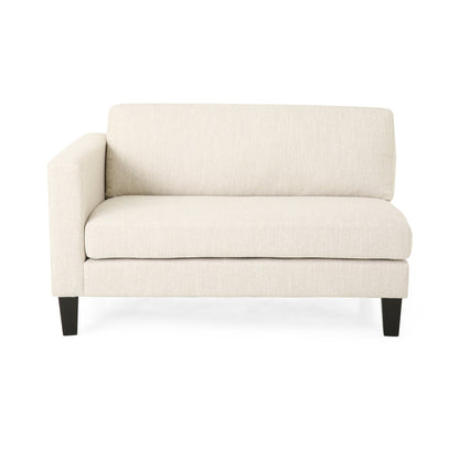 Contemporary 3-Seater Sofa with Sleek Wooden Legs and Plush Upholstery - Perfect for Modern Living Spaces