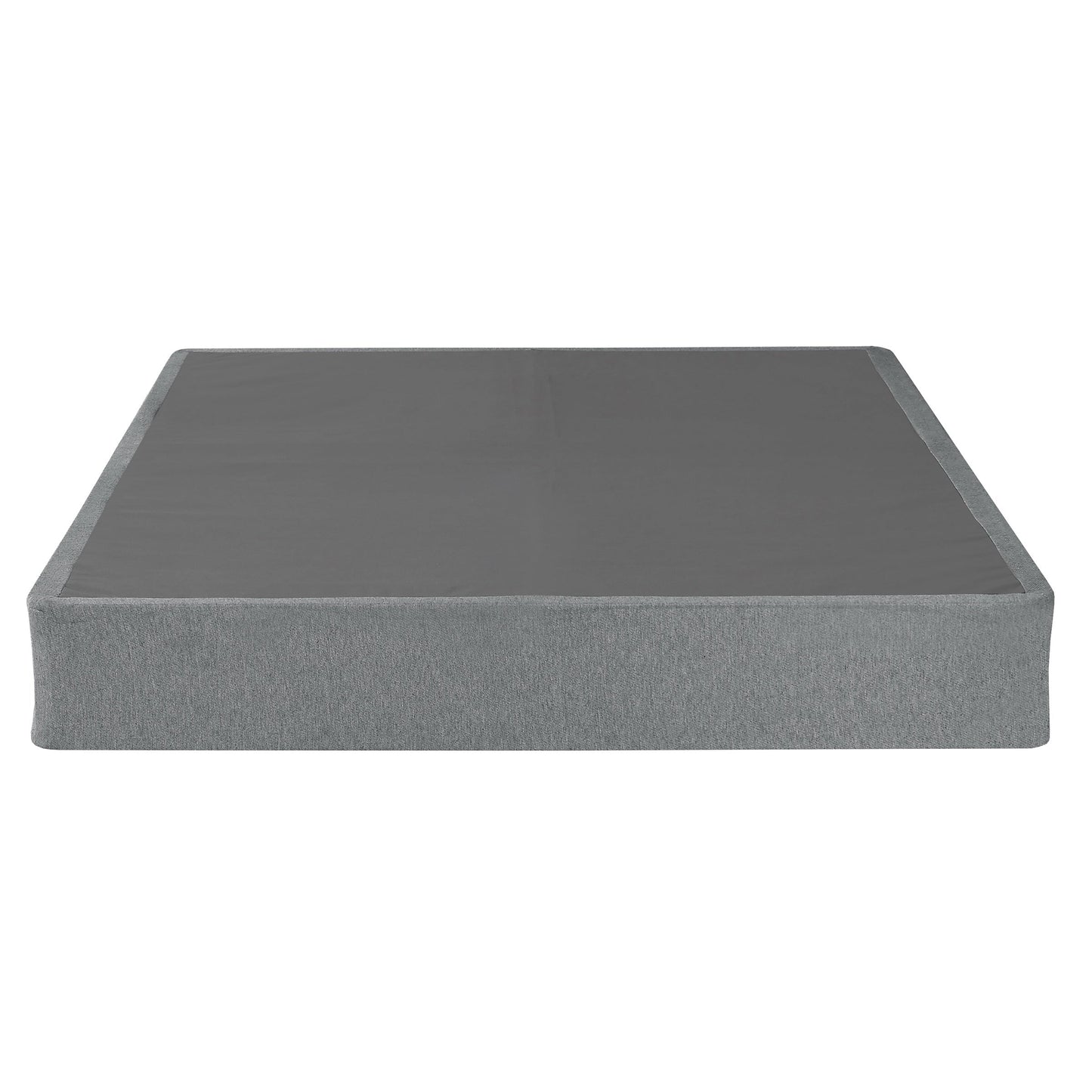 Contemporary 9 in. Foldable Metal Mattress Foundation Box Spring, Gray