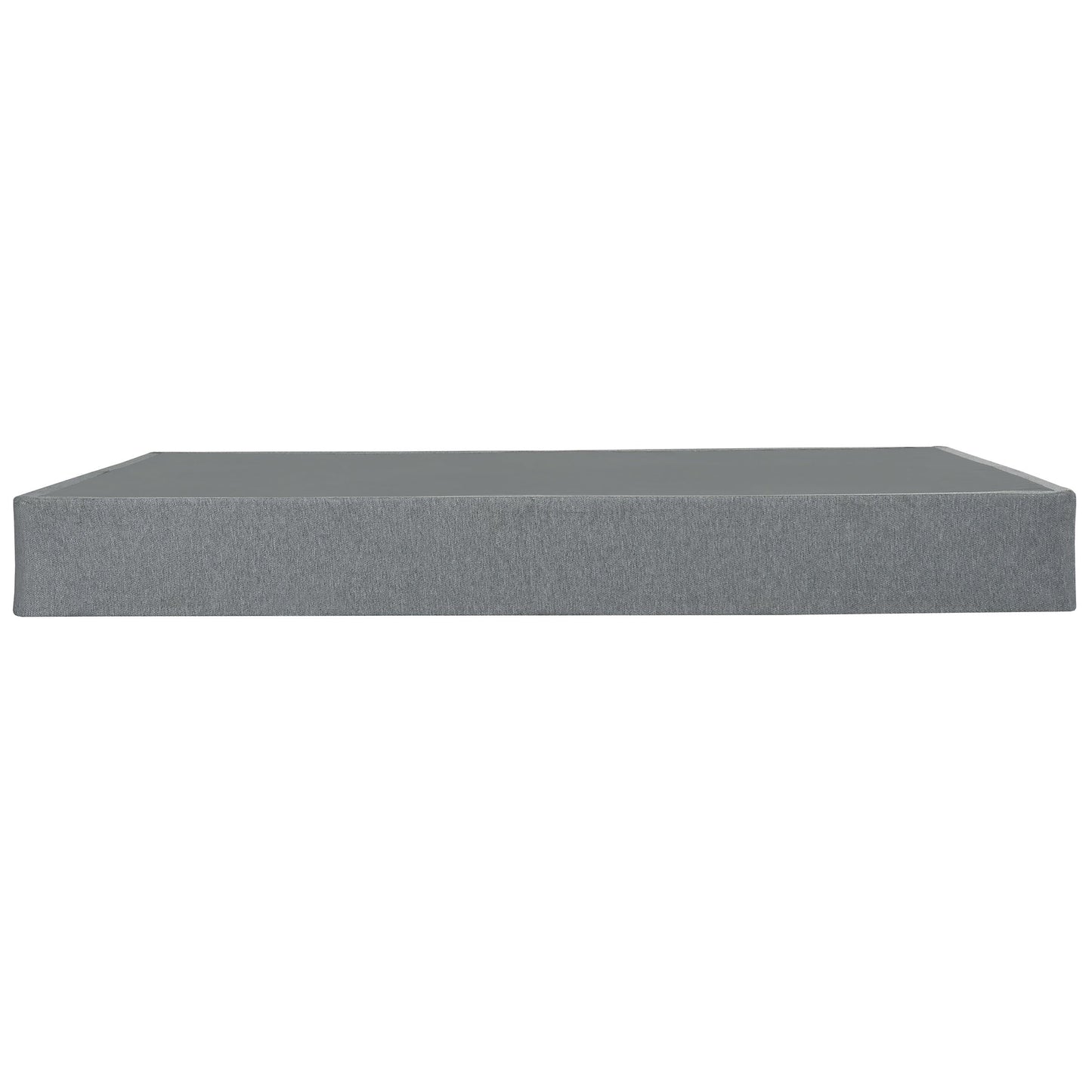 Contemporary 9 in. Foldable Metal Mattress Foundation Box Spring, Gray
