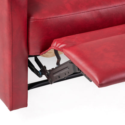 Contemporary Lever-Action Recliner Chair - Minimalist Upholstered Design with Smooth Lines