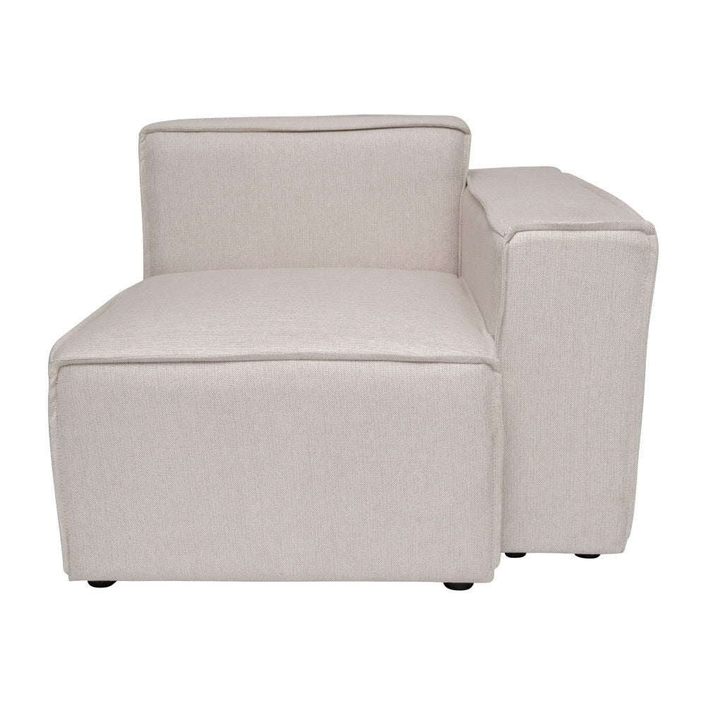 Contemporary Modular Sectional Sofa Right Side Chair with Armrest