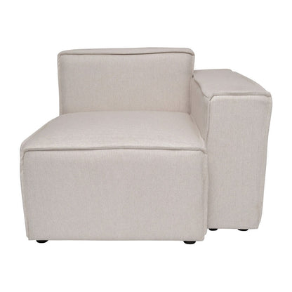 Contemporary Modular Sectional Sofa Right Side Chair with Armrest