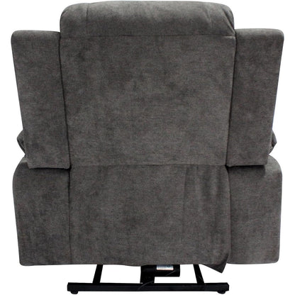 Contemporary Power Reclining Lift Chair With Pillow Top Arms and Pillow Back
