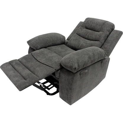 Contemporary Power Reclining Lift Chair With Pillow Top Arms and Pillow Back