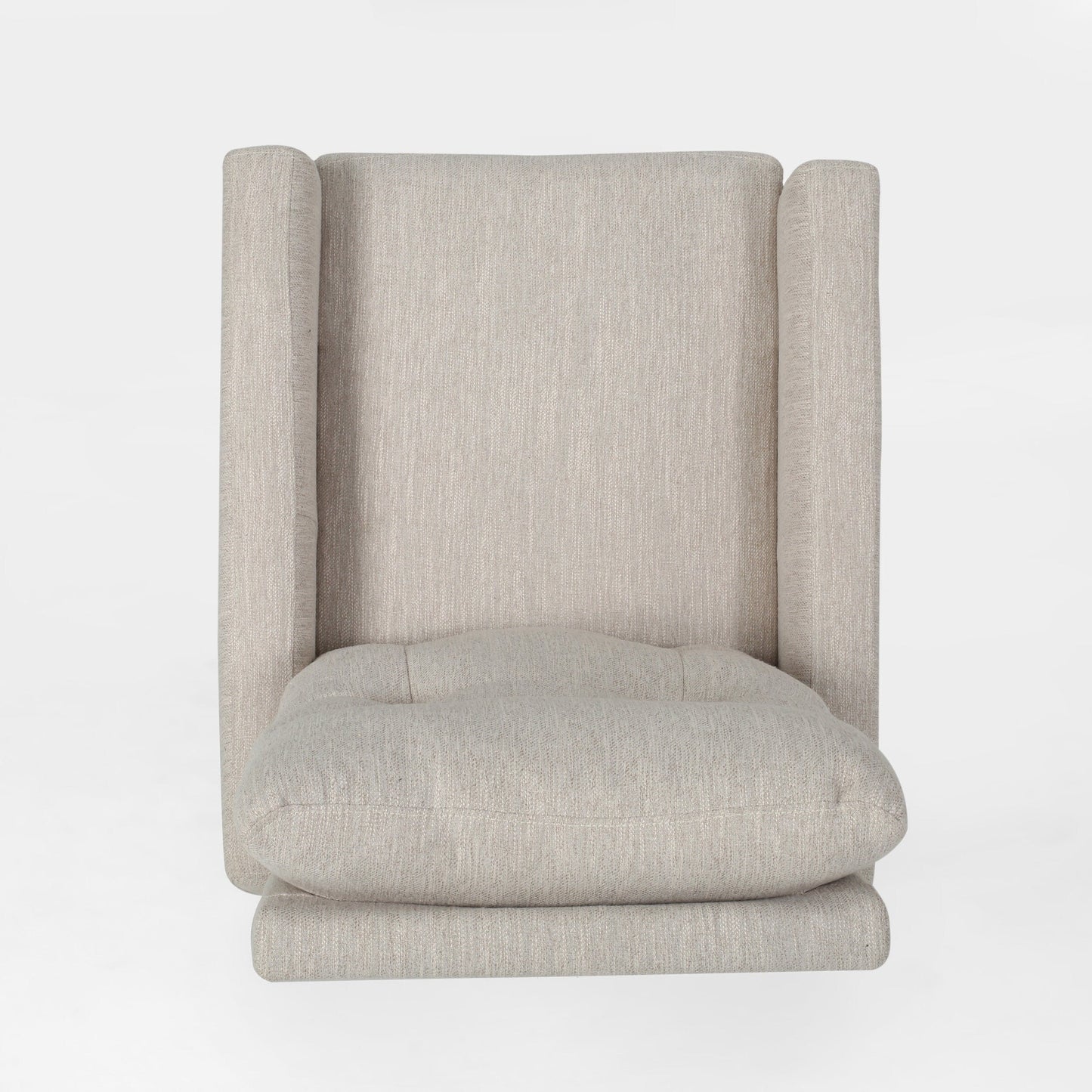 Contemporary Push-Back Recliner Chair with Swivel and Glider