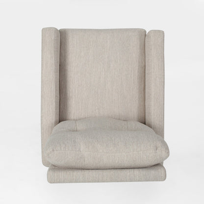 Contemporary Push-Back Recliner Chair with Swivel and Glider