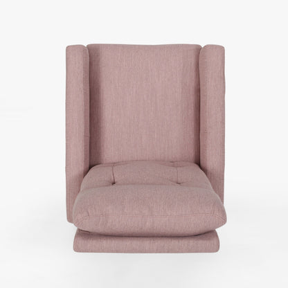 Contemporary Push-Back Recliner Chair with Swivel and Glider