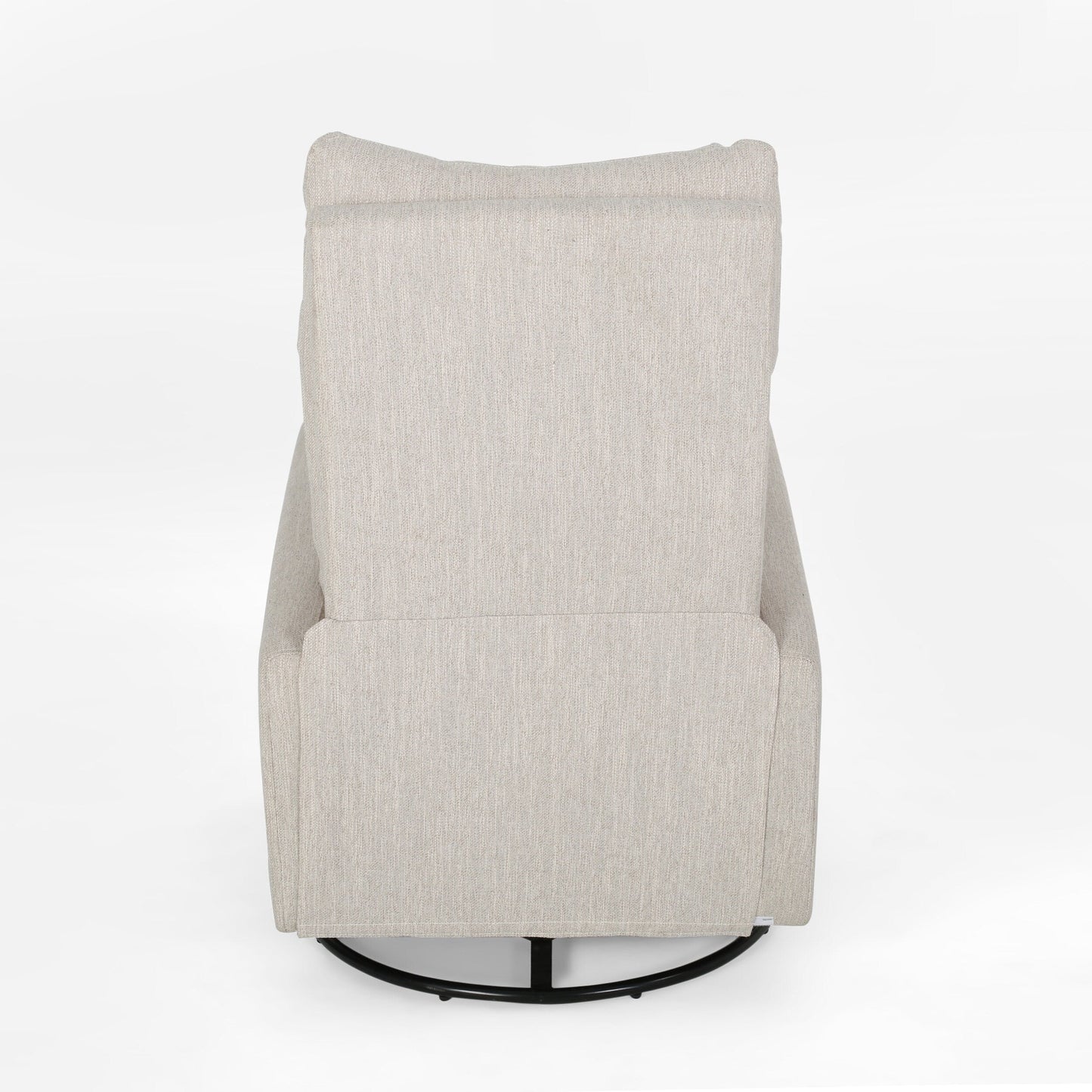 Contemporary Push-Back Recliner Chair with Swivel and Glider