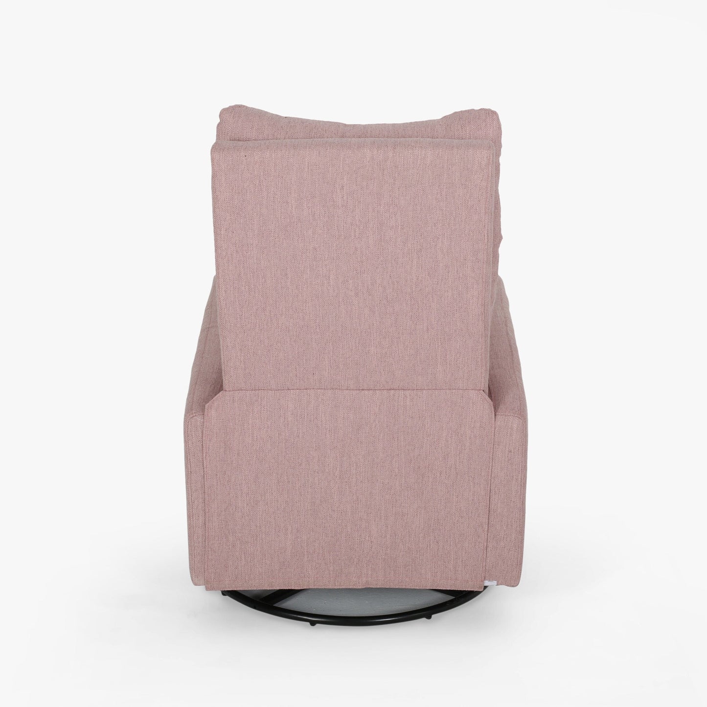 Contemporary Push-Back Recliner Chair with Swivel and Glider