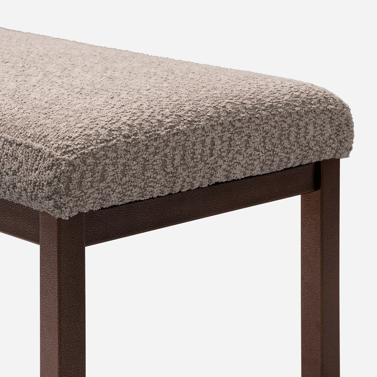 Contemporary Upholstered Rectangular Accent Bench