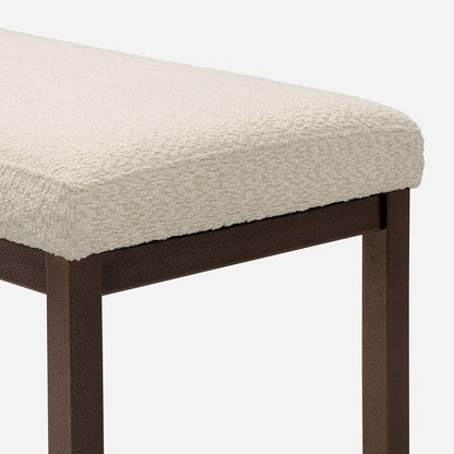 Contemporary Upholstered Rectangular Accent Bench