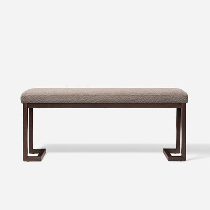 Contemporary Upholstered Rectangular Accent Bench