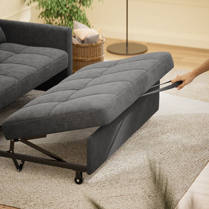 Convertiable 3 in 1 Sofa Loveseat with Pull-up Bed