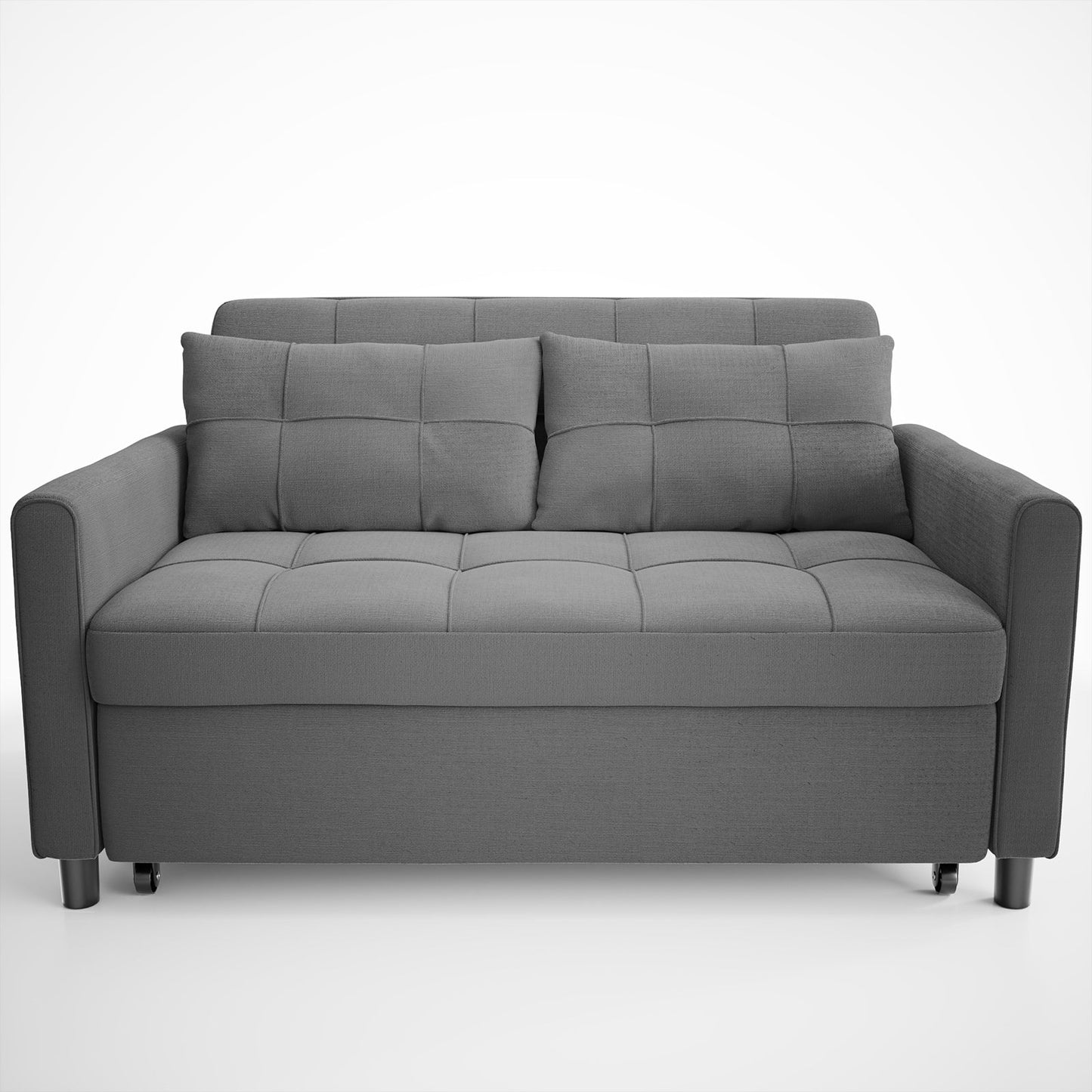 Convertiable 3 in 1 Sofa Loveseat with Pull-up Bed