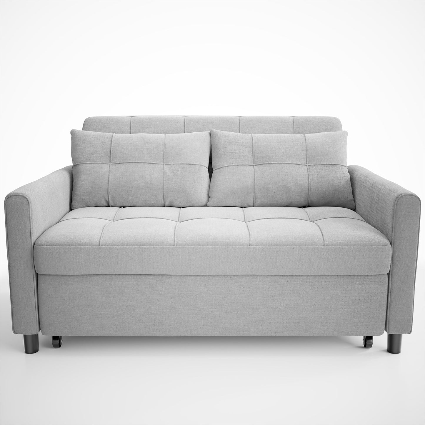 Convertiable 3 in 1 Sofa Loveseat with Pull-up Bed