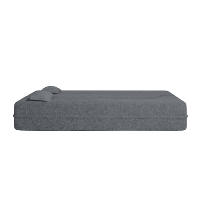 Convertible Teddy Fabric Foam-Filled Sleeper Sofa Bed