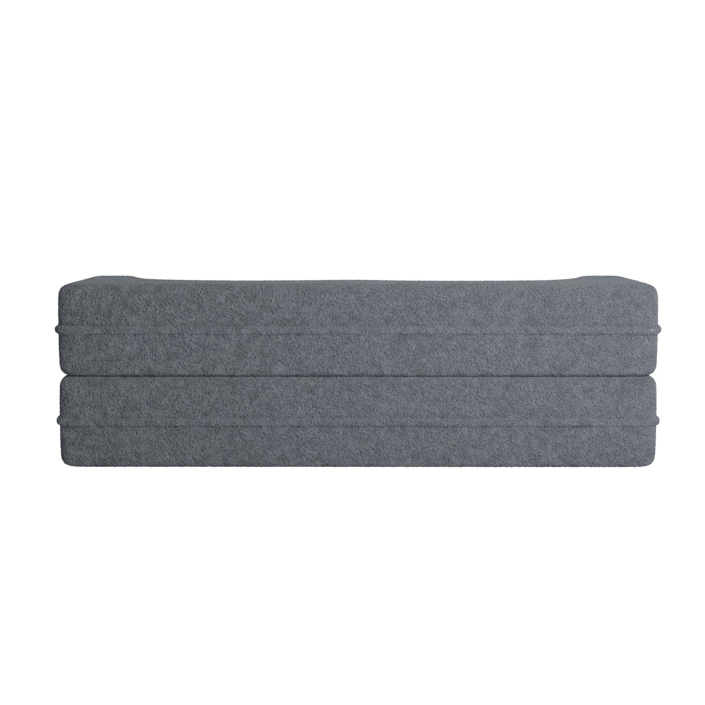 Convertible Teddy Fabric Foam-Filled Sleeper Sofa Bed