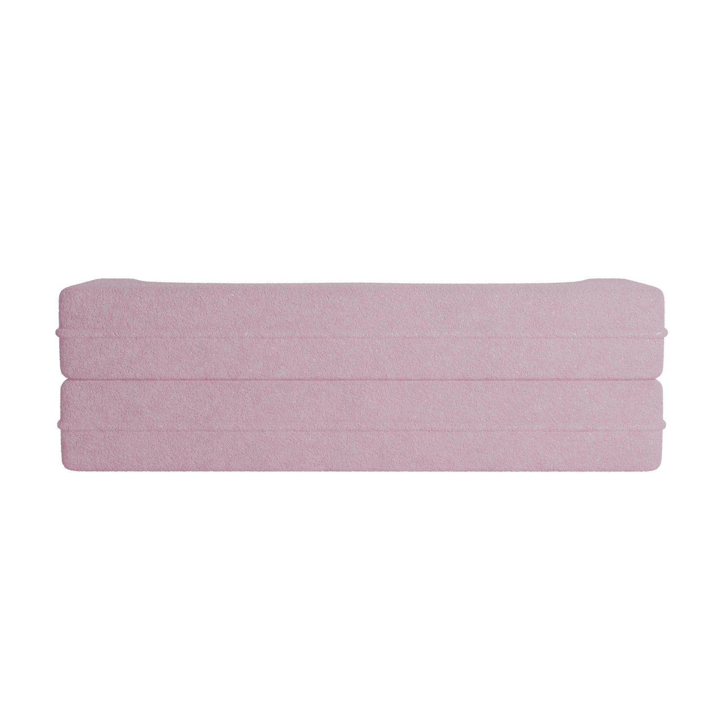 Convertible Teddy Fabric Foam-Filled Sleeper Sofa Bed