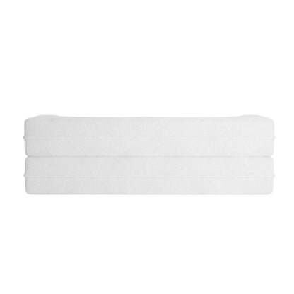 Convertible Teddy Fabric Foam-Filled Sleeper Sofa Bed