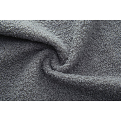 Convertible Teddy Fabric Foam-Filled Sleeper Sofa Bed