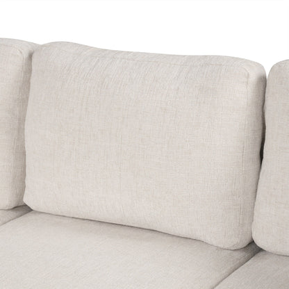 Convertible U-Shaped Sectional Sofa with Pull-Out Bed, USB Ports and Cup Holders for Living Room