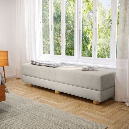 Jaxx Camden Convertible Bed Bench / Fold-Out Twin Guest Bed